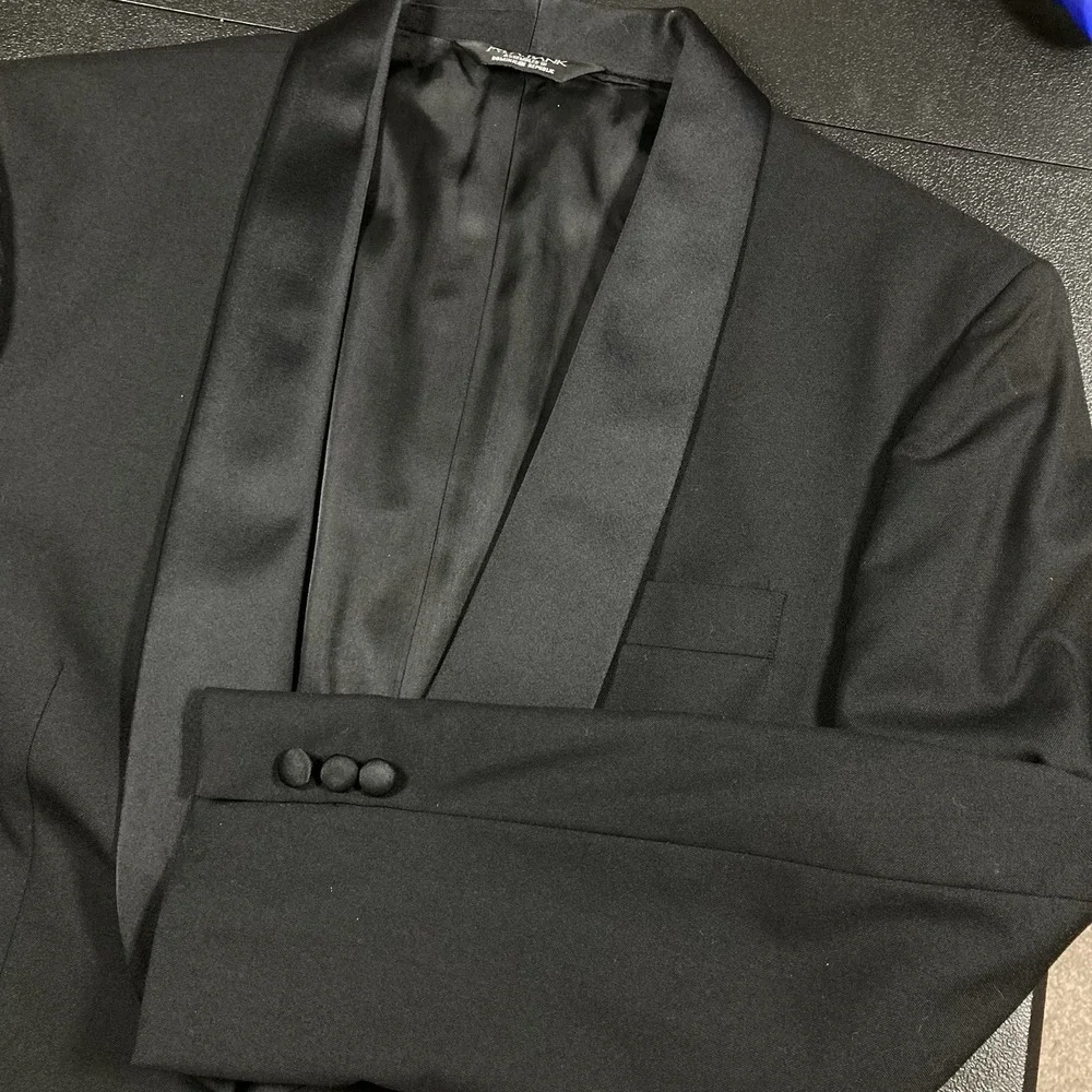 Jos. A. Bank 100% Wool Tuxedo‎ Jacket Men's 40L Black Shawl Lapel Formal Blazer